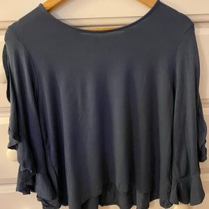 Womens Navy Blue Top